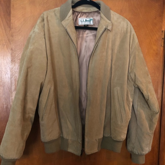 L.L. Bean Jackets & Coats Llbean Vintage Satin Lined Suede Jacket